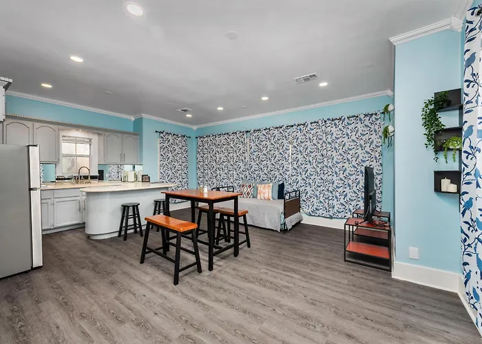 Spacious 1-Br Midtown Houston Apt With King Bed & Free Parking